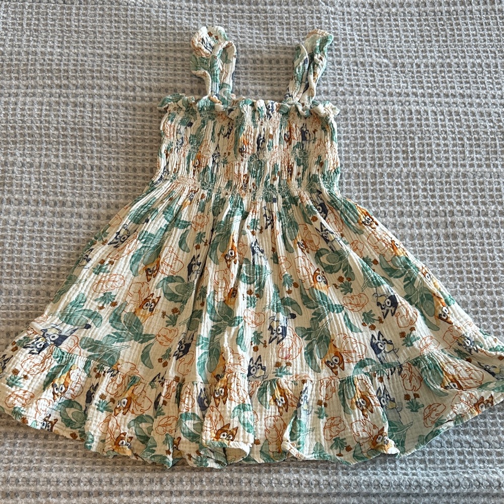 Adorable Bluey Kids Dress with Fun Print